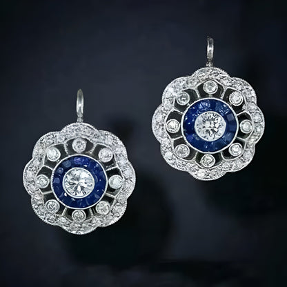 Manon™ | Boucles d’oreilles vintage en cristal