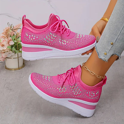 Clara | Baskets orthopédiques avec strass scintillants